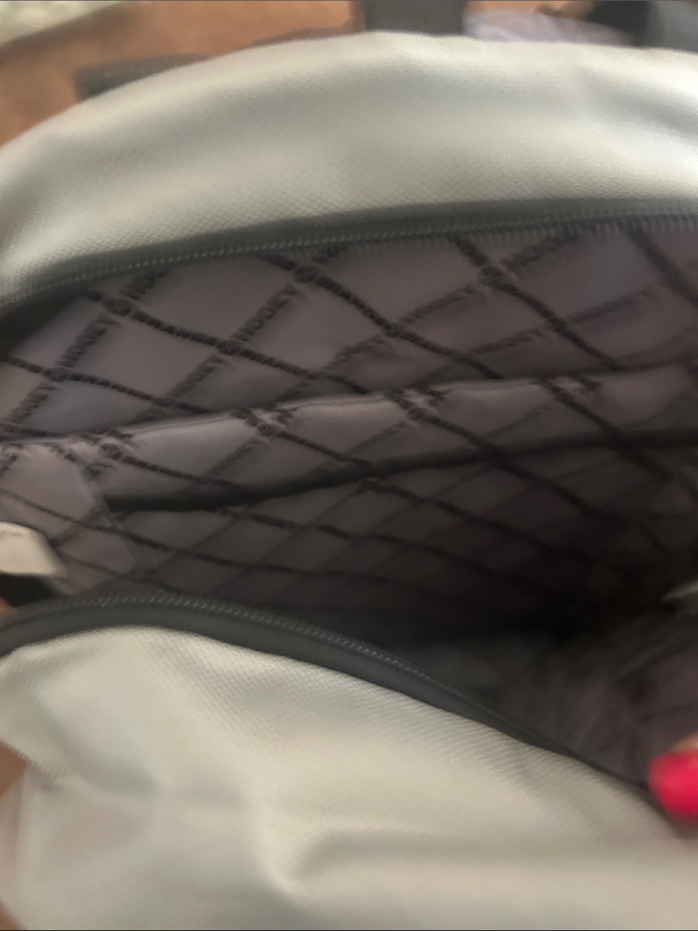 Hooey Gray and Lavender Backpack with Teal Accents - Picture 5 of 7